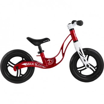 Детский Беговел MAXISCOO ROCKET Стандарт Плюс, Красный, с Корзиной (2022)