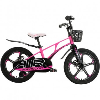Детский Двухколесный Велосипед, Серия "Air", Делюкс, 18", Розовый Матовый (2023)