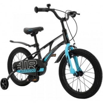 Детский Двухколесный Велосипед, Серия "Air", Стандарт Плюс, 16", Черный Аметист (2023)