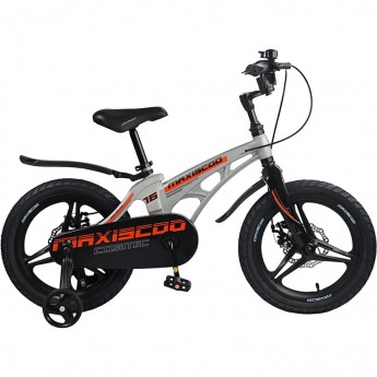 Детский Двухколесный Велосипед, Серия "Cosmic", Делюкс, 16", Серый Матовый (2023)