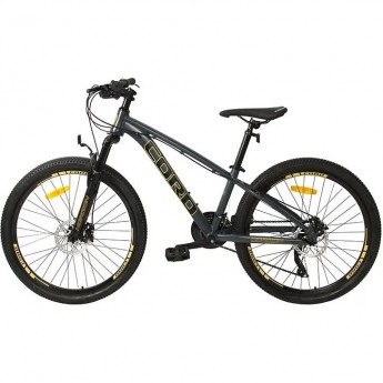 Велосипед 2-х колесный MAXISCOO "CORD HORIZON" (2023), 24 Скорости, 26", Ростовка 13'', серый матовый