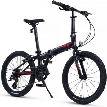 Велосипед детский складной MAXISCOO "S009" 20'' Черный (2024)